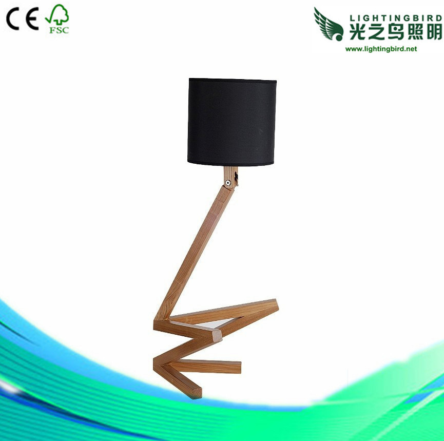 Lightingbird Unique Design Wood Table Lamp for Indoor (LBMT-YW)