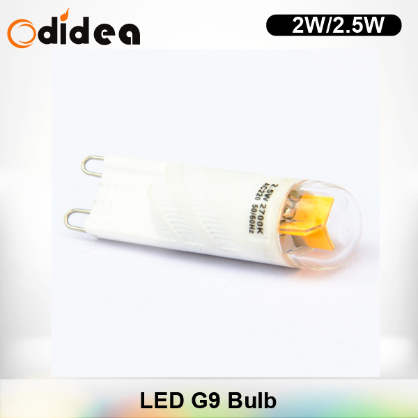 2.5W Dimmable 200lm 220V G9 LED Light Bulbs