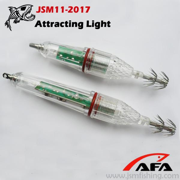 LED Attractive Underwater Fishing Light with Squid Jig Hook Jsm11-2017