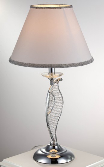 Modern Lighting Table Lamp for Bedroom with Chrome (XY MT030-WH)