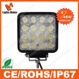 Lml-1748 4'' 16PCS*3W High Intensity Epistar Auto LEDs Work Lamp EMC Function 48W LED Work Light