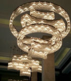 Decorative Lamp Blowing LED Tube Pendant Crystal Lighting