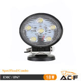 CREE18W Round LED Work Light for Motorcycle Offroad 4X4 Jeep ATV SUV
