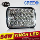 54W 5X7 Inch Hi/Low Beam Auto Car LED Headlamp (PD7SL-54W)