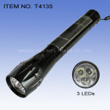 3 Straw LEDs Flashlight (T4135)