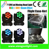 Rich Color Mixed Effect 7PCS 4in1 LED Moving Head Beam Stage Light