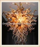 Brown Blow Glass Chandelier Light for Home Decoration