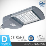 PWM Signa 60W LED Road/Street Light with Die-Casting Aluminum Body