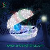 Attactive LED Shell Light for Garden Ornament