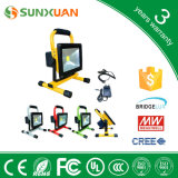 Outdoor Portable 20W LED Flood Light Dimmable+USB Rechargeable LED Work Light