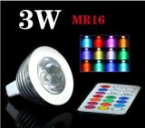 Color Changing 12V MR16 3W LED RGB Spotlight