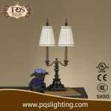 Classical Table Lamp with Two Socket Design