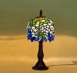 Stained Glass Colored Mosaic Table Lamp Wholesale Price Tiffany Style Table Lamp Glass Lamp Shade High Quality Gurantee