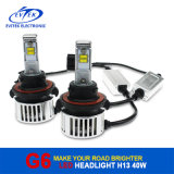 China Whole Sale 6000k Car LED Light 40W 4500lm H13 LED Headlight with Fast Shipping