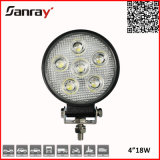 4 Inch 18W Round LED Work Light for Tractor