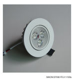 3W CE 85mm Spray White Warm White LED Ceiling Light