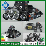 Xml-T6 5000lm Rechargeable Headlamp Headlight Head Lamp 12W 2PC 18650 Rechargeable Battery Powered Healamp
