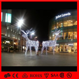 LED Outdoor Huge Standing Christmas Motif Reindeer Light