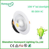 4inch COB 10W 90-100lm/W LED Downlight/LED Down-Light
