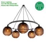 Have Stock Modern Lamp Glass Chandelier (GD-1991-5)