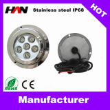18W Stainless Steel IP68 LED Fishing Boat Light