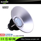 CE UL Dlc 150W Factory Industrial LED High Bay Light with Black Color High Efficiency Cooling