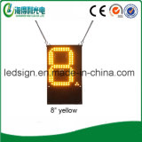 Hidly 8inch Yellow Straight LED Digit Display (GAS8YZ115)