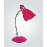 Red Painting Table Lamp with Metal Material