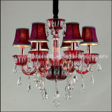 Beautiful Red Crystal Chandelier Pendant Lamp