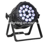 18 10W RGBW/a Waterproof IP65 Outdoor LED PAR Can Stage Light Wash