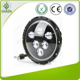 High/Low Beam 7 Inch Round LED Headlight with Angle Eye
