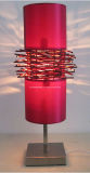 Natural Rattan Weave Table Lamp (HLML078)