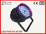 Professional Stage Lighting Equipment DMX LED PAR Can LED PAR 64 36*3W RGB LED PAR 64