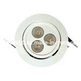 3W Available Colors LED Ceiling Light Adjust 360 Degree