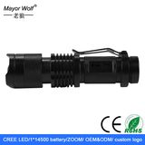 High Power Strong Light Rechargeable Small Mini LED Flashlight