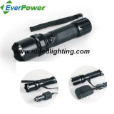 Aluminum Zoom CREE 3W Rechargeable LED Flashlight (FH-1026)
