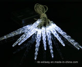 10 LED Icicle Solar Energy Strings Lights