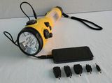 Crank LED Siren Flashlight