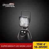 15W Super Bright Portable Rechargeable Flashing LED Work Light