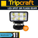 18W 4.5'' Inch LED Work Light for Truck with CE, IP67 LED Work Light Spot Beam