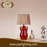 Chinese Style Red Kettle Ceramic Table Lamp