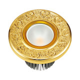 LED Spotlight with 24k Gold Color