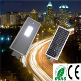 12W All in One Solar LED Street Light for Road Project