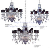 Hotel Lobby Project Decoration Crystal Pendant Lighting Candle Chandelier
