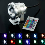 10W Silver Shell RGB LED Underwater Light (SD0002)
