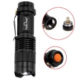 300lm Mini CREE LED Torch Adjustable Focus Zoom Light Lamp Rechargeable Flashlight