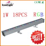 18PCS*1W RGB LED Wall Washer Light 60cm Outdoor Lighting (ICON-B010-18)