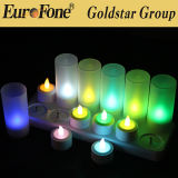 LED Nice Color Candle with 12 Plastic Cup