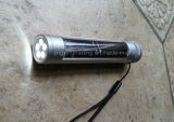 Economical 5 LED Aviation Aluminum Alloy Solar Flashlight (JX-SF009-2)