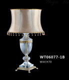 Modern Brass Crystal Fancy Table Lamp (WT06077-1B)